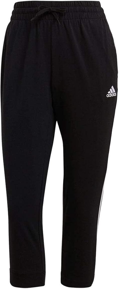 adidas Damen 3/4 Hose Essentials Solid XXL Black (schwarz)